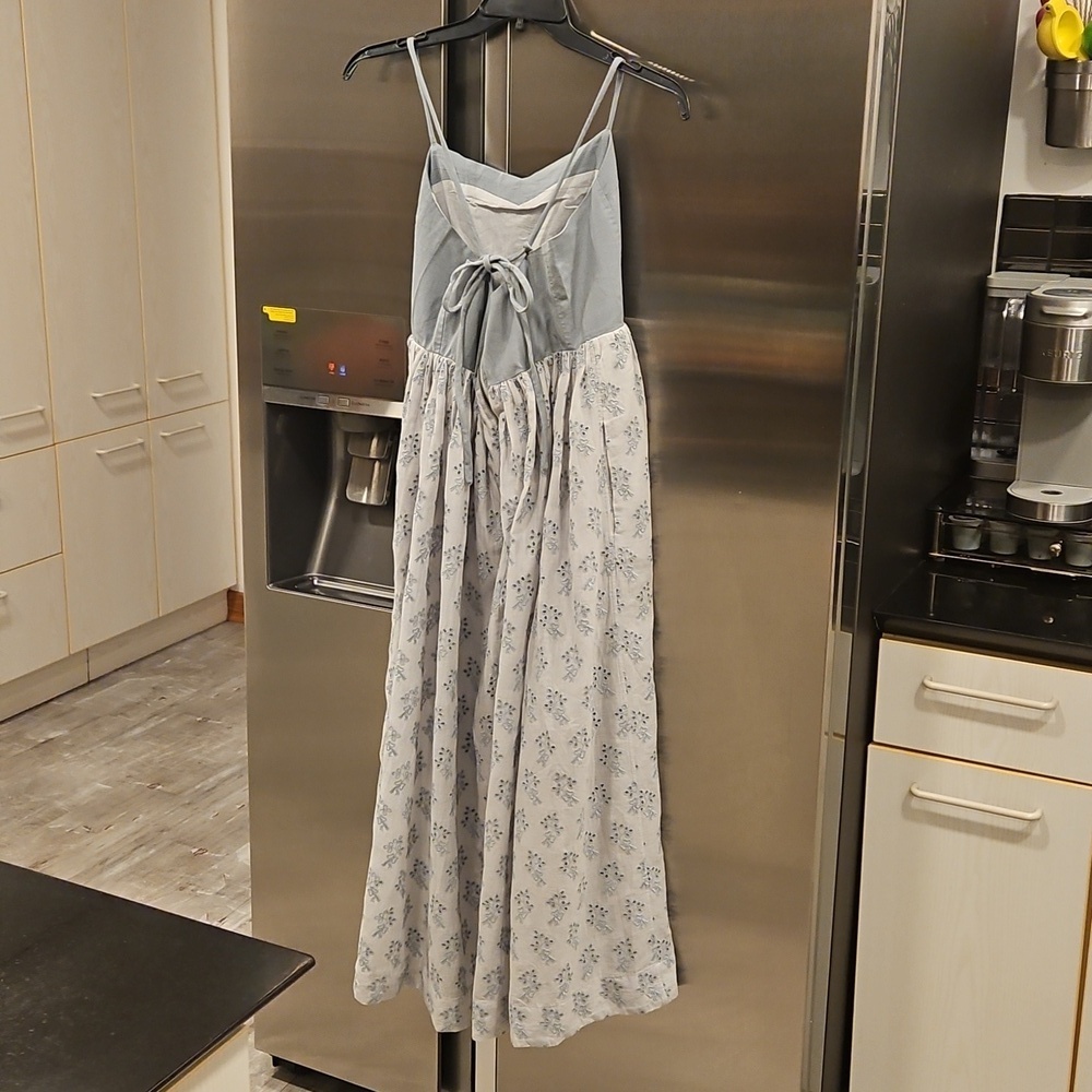 💕THE GREAT.💕 The Camelia Dress ~ Crystal Blue Size 3 = Large NWT - Picture 12 of 16